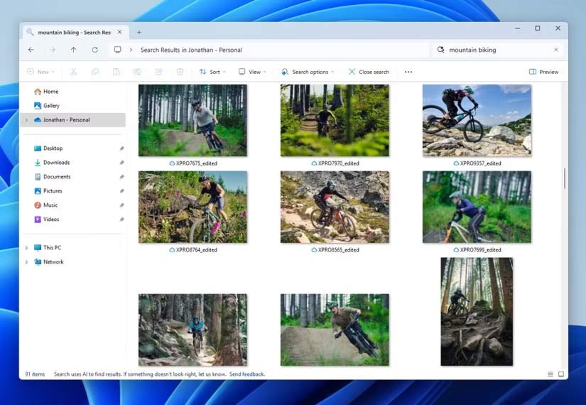 سيحصل Windows 11 على ميزة البحث في OneDrive Photos على غرار Google Photos