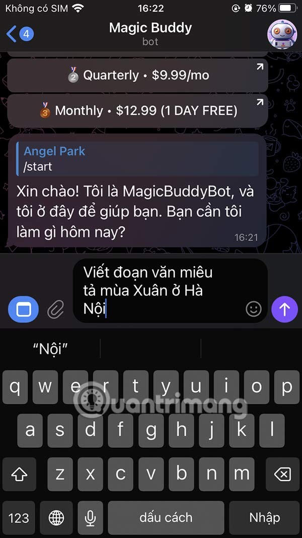 Как использовать чат-бота на основе искусственного интеллекта MagicBuddy в Telegram