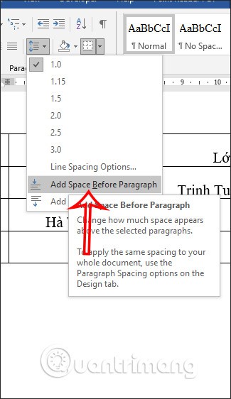 Formas de centrar celdas en una tabla en Word