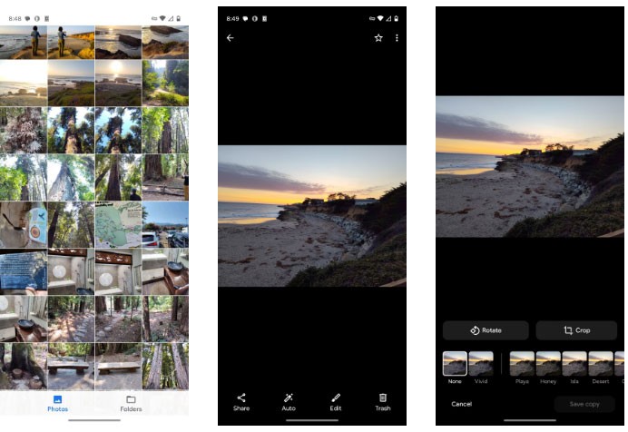 Aplicativos para substituir a galeria de fotos padrão do Android