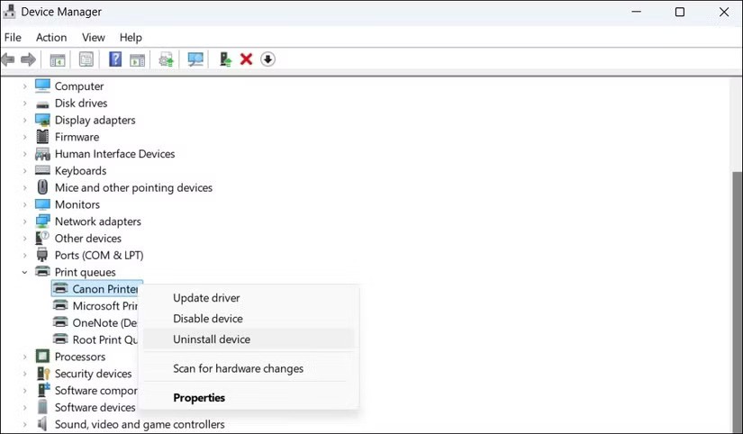 Bagaimana untuk membetulkan Pencetak dalam Keadaan Ralat pada Windows