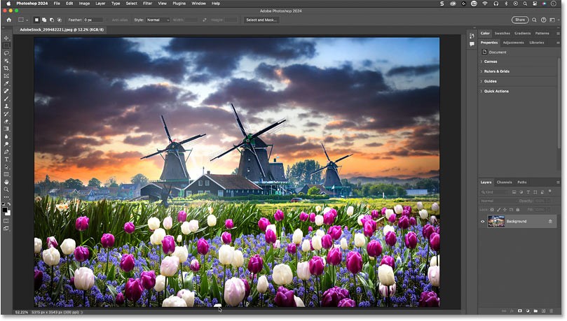 How to turn a photo into a painting using the Generative Fill function in Photoshop