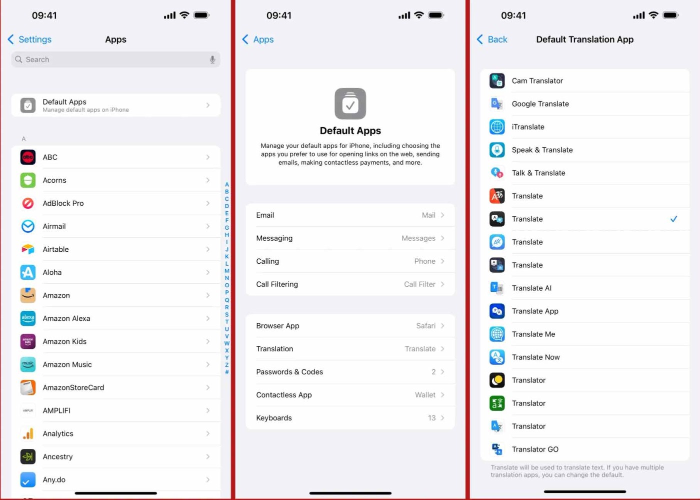 Инструкции по изменению приложения-переводчика по умолчанию на iPhone Инструкции по изменению приложения-переводчика по умолчанию на iPhone