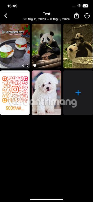 تعليمات إضافة وحذف الصور في ألبوم ذكريات iPhone
