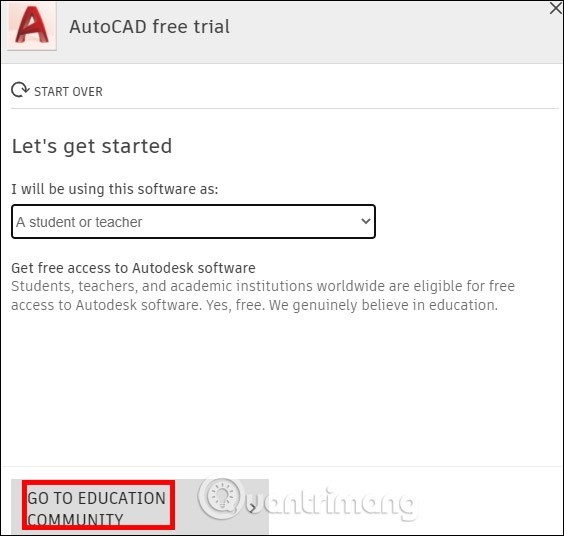 تنزيل رخصة أوتوكاد 2020 المجانية (AutoCAD Student) تنزيل رخصة أوتوكاد 2020 المجانية (AutoCAD Student)