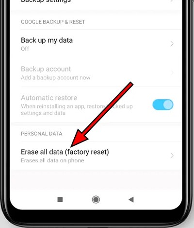 Arahan untuk menetapkan semula telefon Android untuk memulihkan tetapan kilang