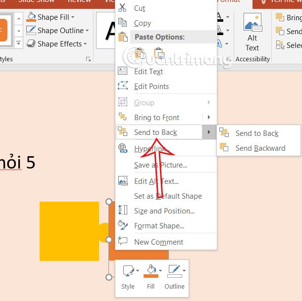 Как создать часть пазла в PowerPoint
