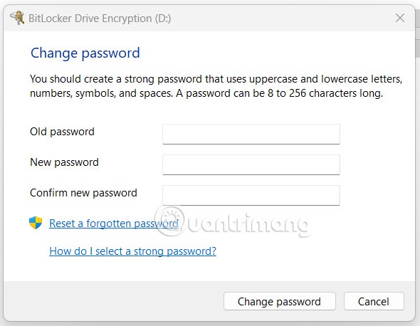 تعليمات لتغيير كلمة مرور BitLocker في Windows 11