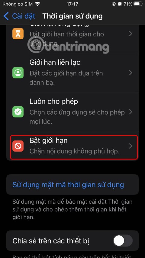 Como bloquear compras no aplicativo no iPhone