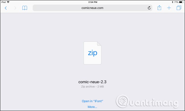 Instrukcje dotyczące instalacji czcionek na iPhone, iPad
