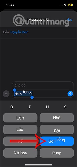 Comment créer des messages animés sur iMessage iOS 18