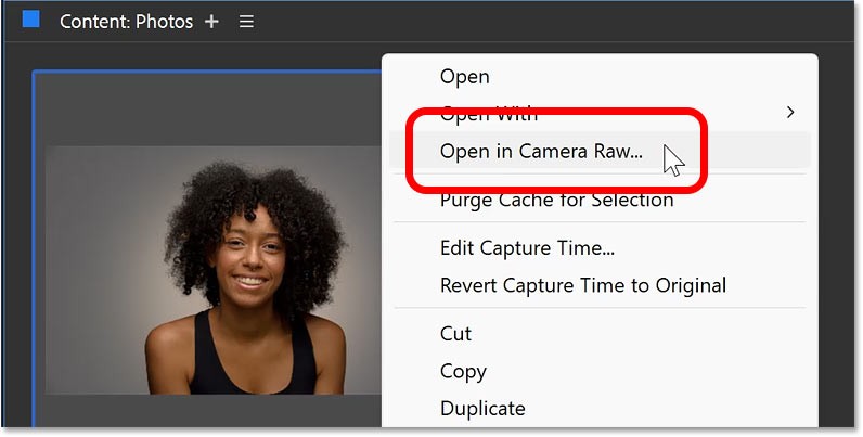 Hoe je een spotlight-effect achter je onderwerp kunt toevoegen met Adobe Camera Raw