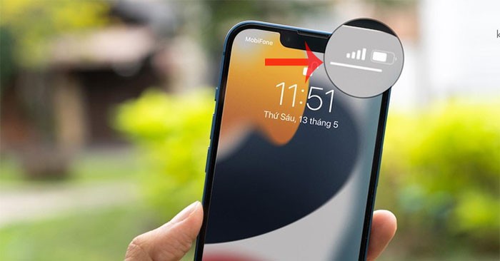 O que significa a parte sublinhada do ícone da bateria em um iPhone? Por que é perigoso?