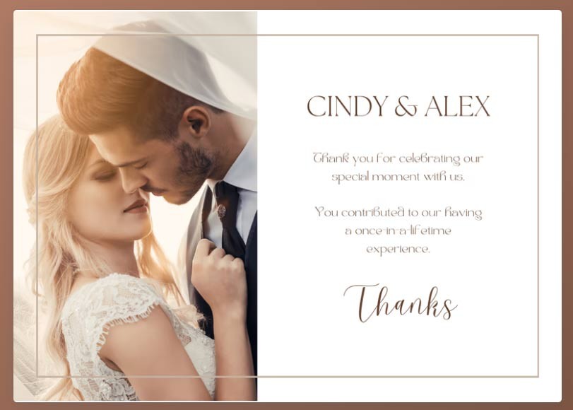 Suggestions for perfect thank you cards for every special moment in life