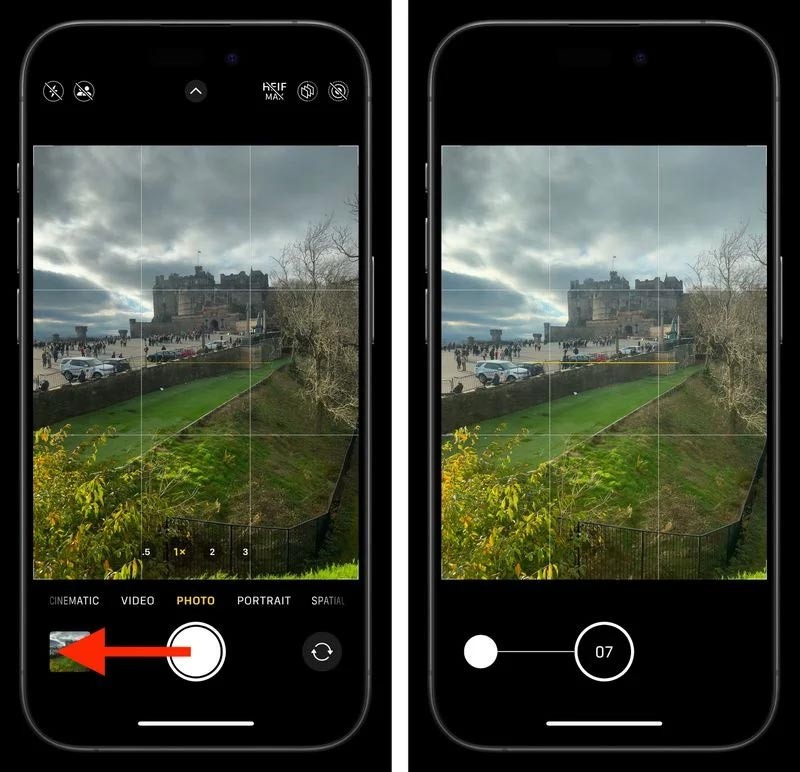 كيفية التقاط صور متواصلة على iPhone