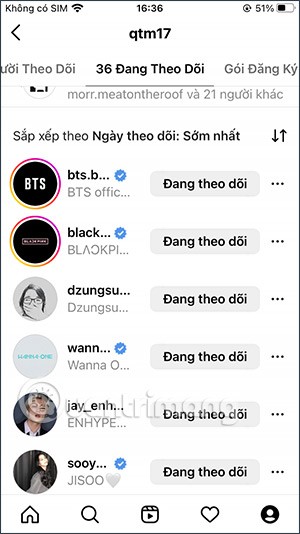 Как узнать, подписались ли вы на кого-то в Instagram
