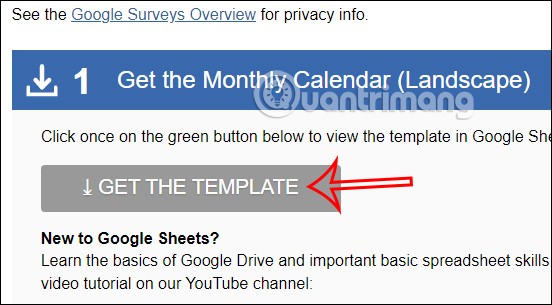 วิธีการสร้างปฏิทินใน Google Sheets