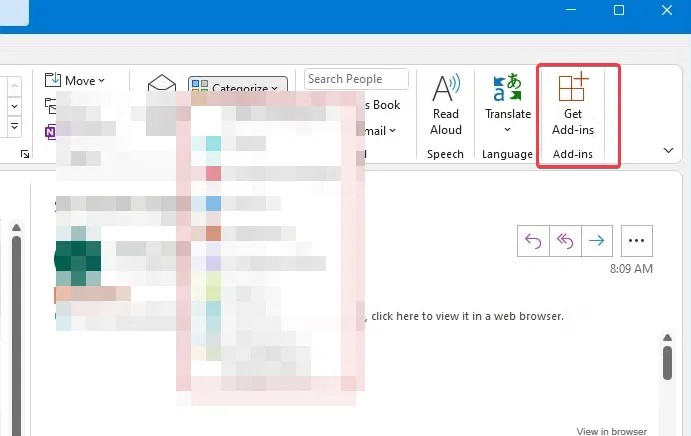 كيفية تثبيت الوظائف الإضافية وإزالتها في Outlook