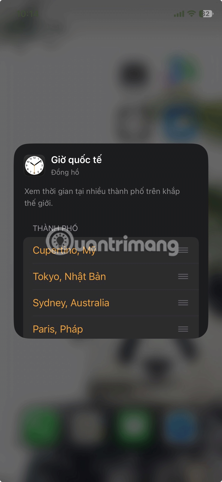 Hoe u meerdere tijdzones op het iPhone-scherm kunt weergeven