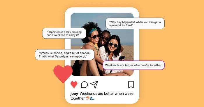 Status e legendas interessantes sobre o fim de semana em inglês para Instagram Status e legendas interessantes sobre o fim de semana em inglês para Instagram