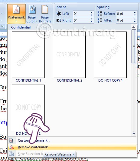 Comment insérer et supprimer un filigrane dans un document Word Comment insérer et supprimer un filigrane dans un document Word