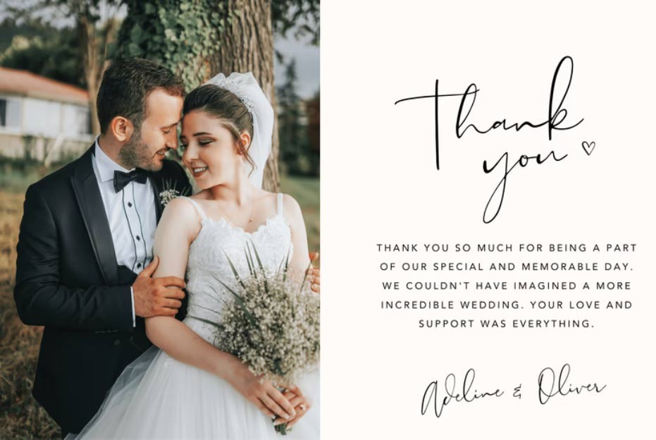 Suggestions for perfect thank you cards for every special moment in life