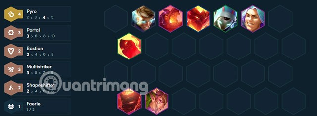 Composition de la saison 12 de Fire DTCL, build Fire TFT saison 12