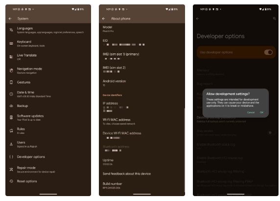 12 من خيارات المطور الأكثر قابلية للتعديل على Android