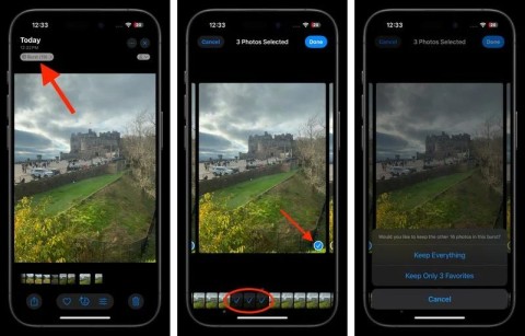 كيفية التقاط صور متواصلة على iPhone