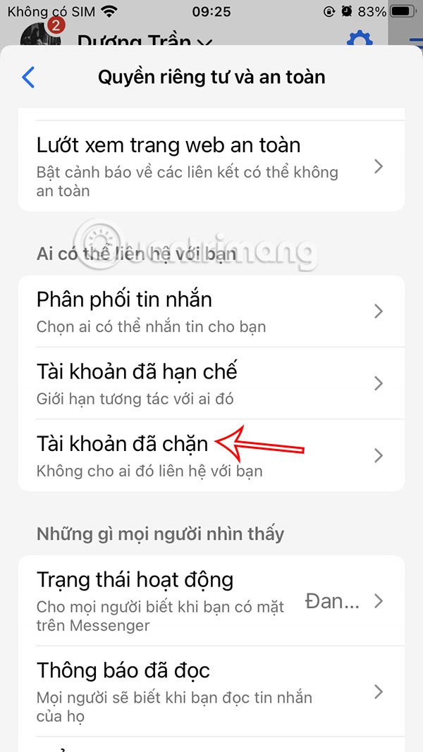 كيفية إلغاء حظر Messenger على الهاتف والكمبيوتر
