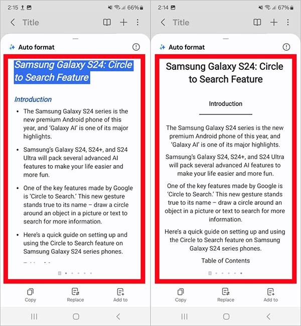 How to use Note Assist on Galaxy S24