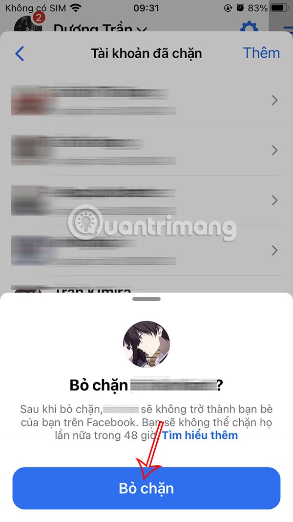 كيفية إلغاء حظر Messenger على الهاتف والكمبيوتر