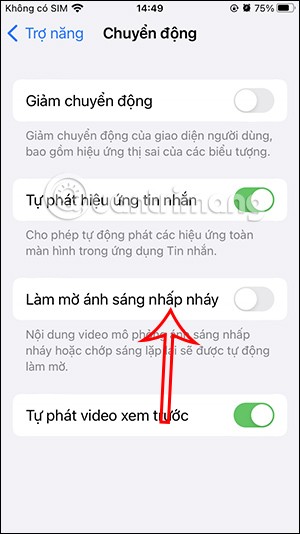 Jak przyciemnić migające światła w filmach na iPhonie