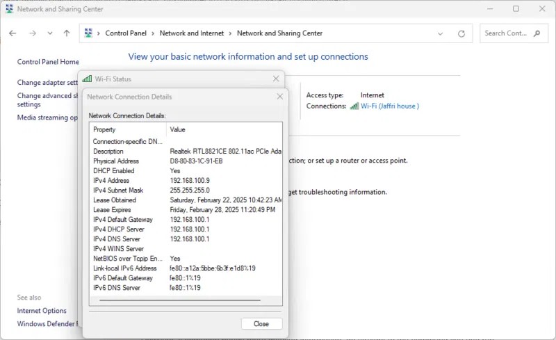 So konfigurieren Sie die TCP/IP-Einstellungen in Windows