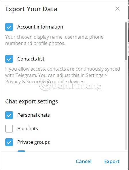 تعليمات مفصلة لحذف حساب تيليجرام