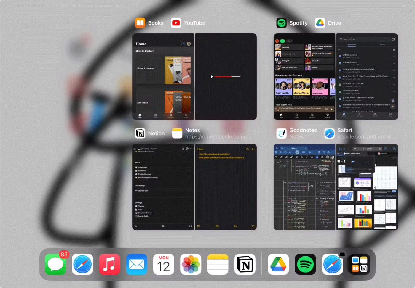 Como dividir a tela no iPad