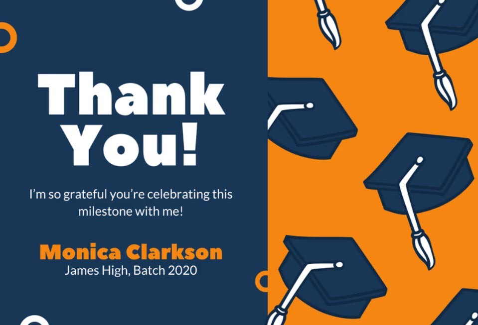 Suggestions for perfect thank you cards for every special moment in life