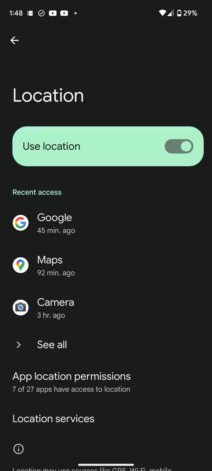 Como controlar quais aplicativos podem rastrear a localização no Android