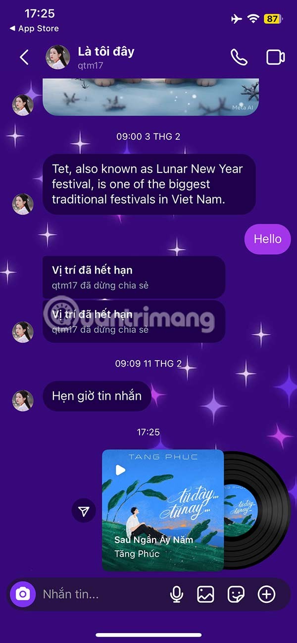 How to send music in Instagram messages
