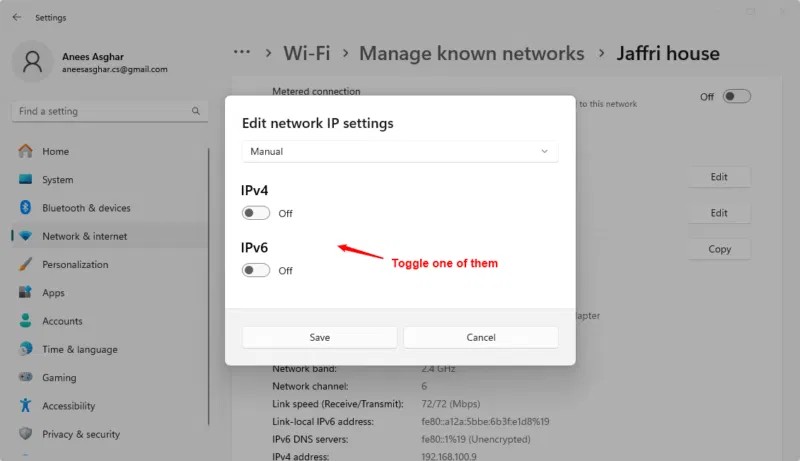 So konfigurieren Sie die TCP/IP-Einstellungen in Windows