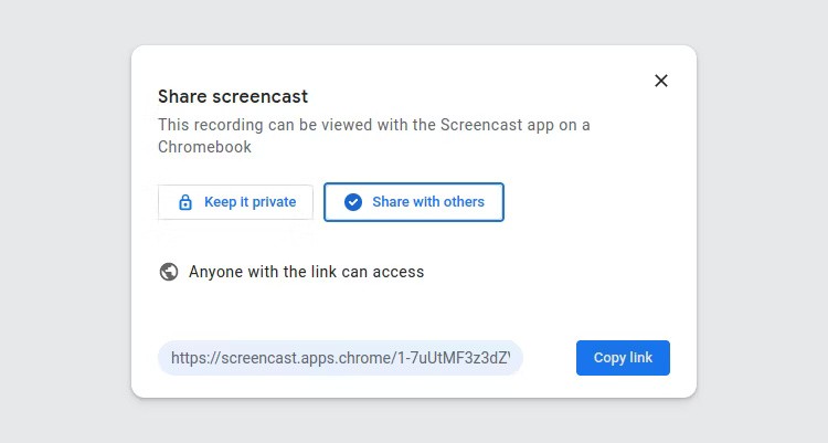 Schermvideo opnemen op een Chromebook