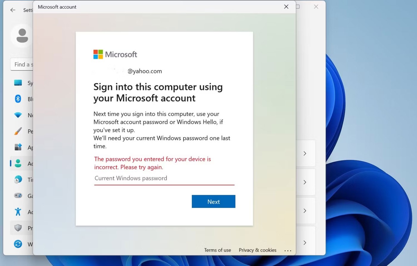 Bagaimana untuk membetulkan ralat "Kami Perlukan Kata Laluan Windows Semasa Anda" pada Windows 10/11