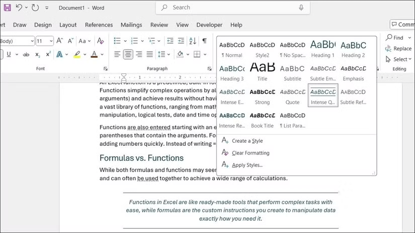 Como usar estilos no Microsoft Word para formatar documentos de forma consistente