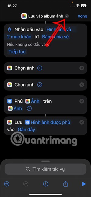 كيفية تداخل الصور باستخدام اختصارات iPhone