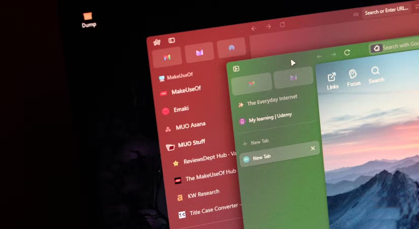 Why are horizontal tabs better than vertical tabs in browsers?