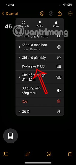 iOS 18 hesap makinesinde Matematik notları nasıl yazılır