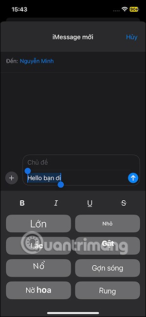Comment créer des messages animés sur iMessage iOS 18