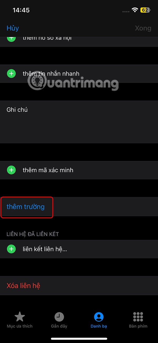 Instructions pour 4 façons de masquer les contacts sur iPhone