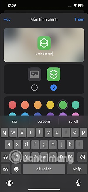 iPhoneのロック画面にショートカットを作成する方法