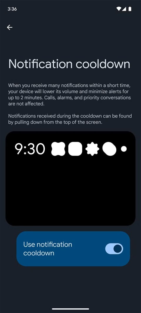 How to enable Notification Cooldown on Android 16